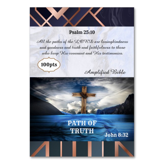 Path of Truth Game Card (Back)