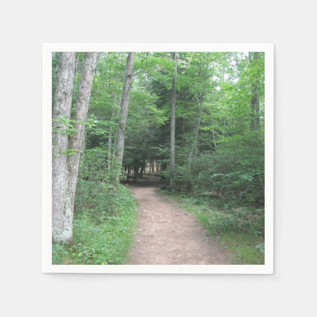 Path Through The Forest Paper Napkin (Front)