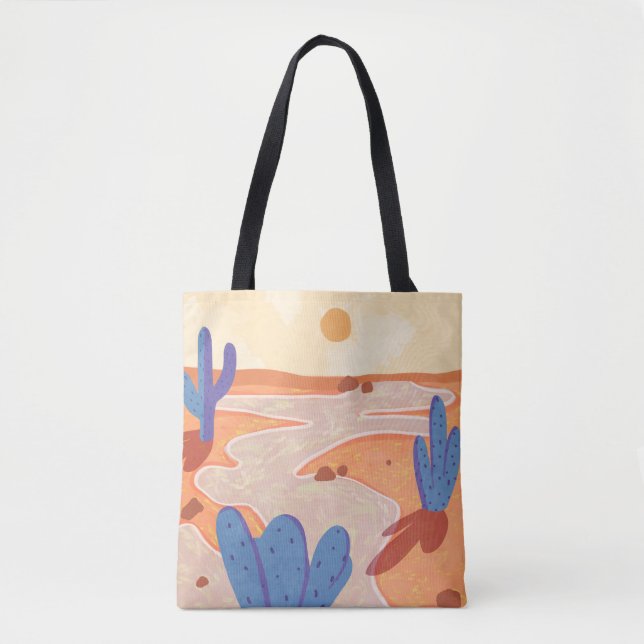 Path Through the Painted Desert Tote Bag (Front)