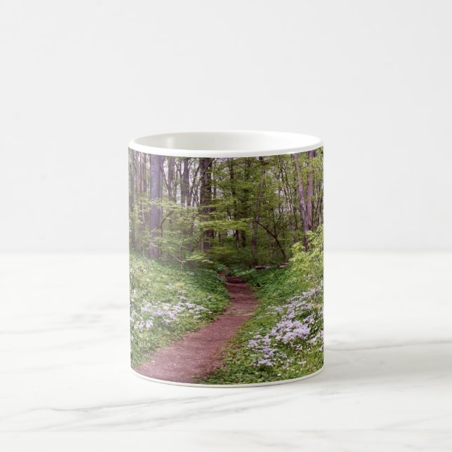 Path Through Wildflowers Coffee Mug (Center)