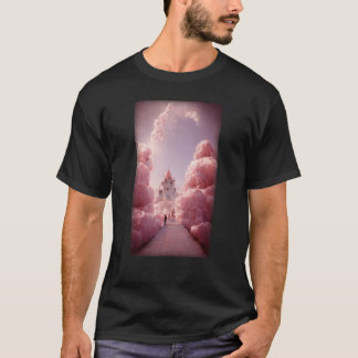 Path To A Dream Crystal Pink Castle Clouds T-Shirt