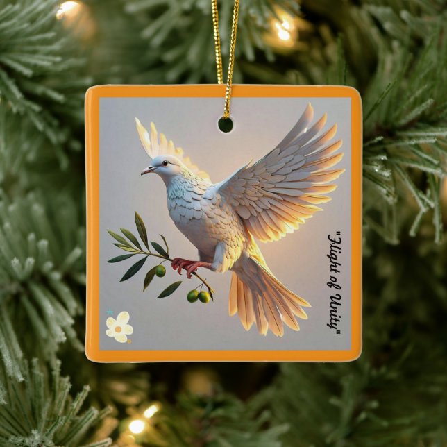 "Path to Harmony" Ceramic Ornament (Tree)