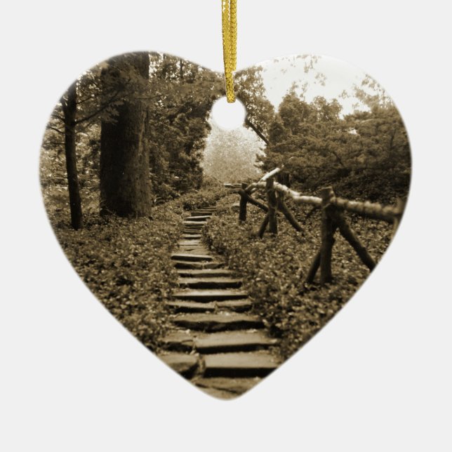 Path To Light Ceramic Ornament (Front)