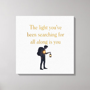 Path To Mindfulness And Success Collection Canvas Print