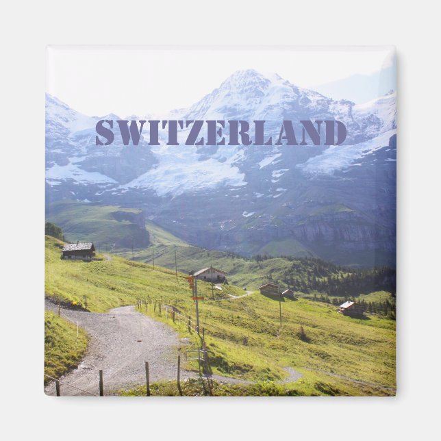 Path to snow mountain magnet (Front)