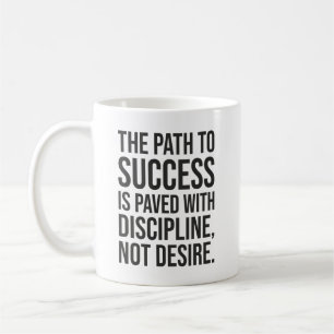 Path To Success Discipline - Gym, Hustle, Grind Coffee Mug