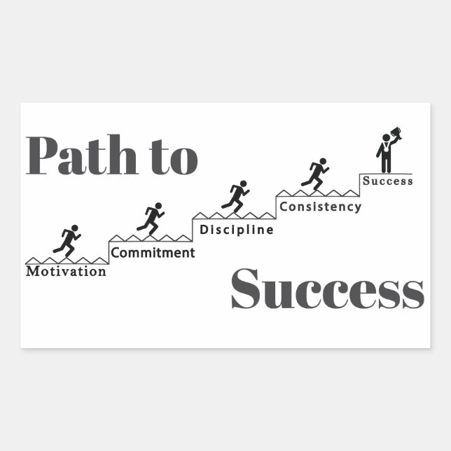  Path to success Sticker (Front)