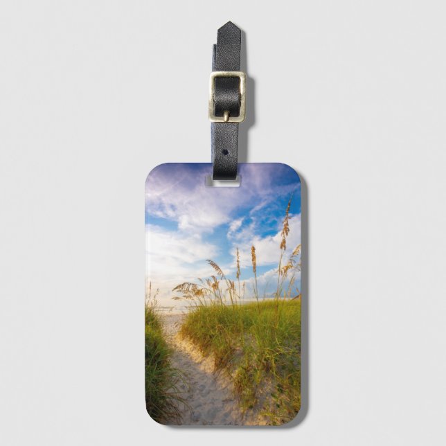 Path to the Beach Luggage Tag (Front Vertical)