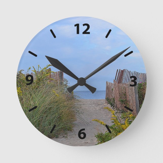 Path To The Beach Wall Clock (Front)