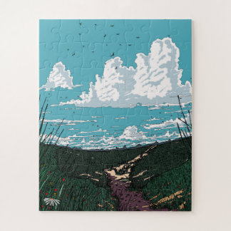 Path to the Mountains Jigsaw Puzzle