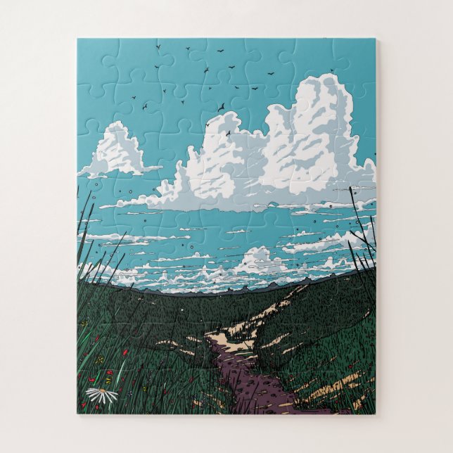 Path to the Mountains Jigsaw Puzzle (Vertical)