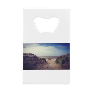 Path to the sea credit card bottle opener