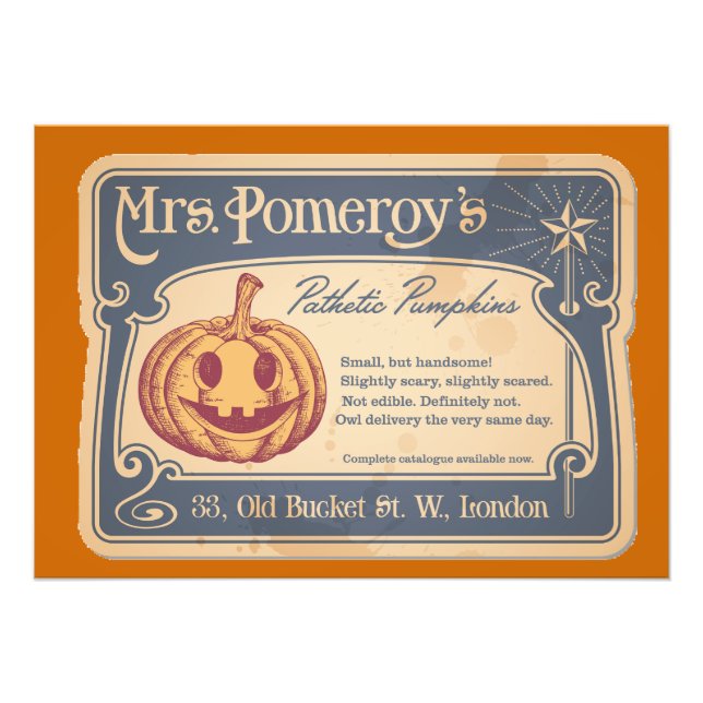 Pathetic Pumpkins Photo Print (Front)