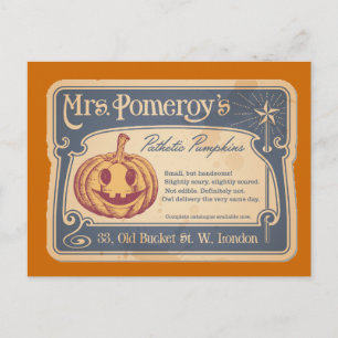 Pathetic Pumpkins Postcard