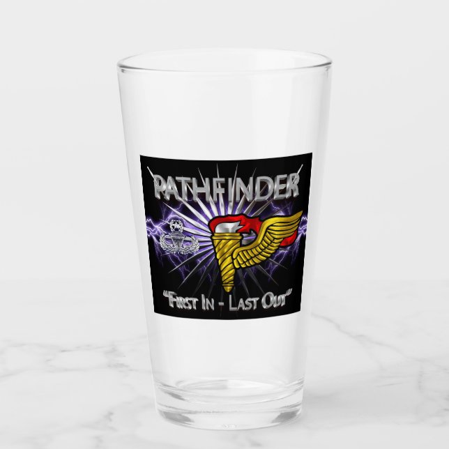 Pathfinder Badge-“First In Last Out” Glass (Front)