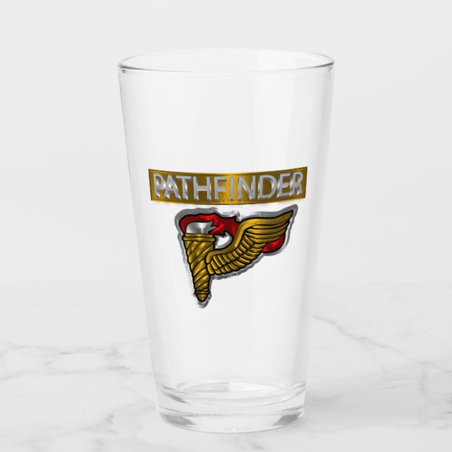 Pathfinder Badge-“Pathfinder” Custom Design Glass (Front)