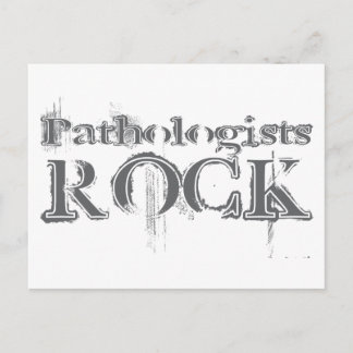 Pathologists Rock Postcard