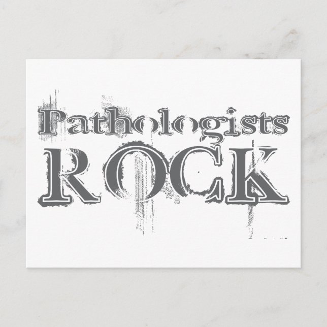 Pathologists Rock Postcard (Front)