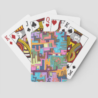 "Paths" Abstract Art Playing Cards