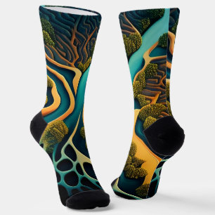 Paths of the Dreamland Socks