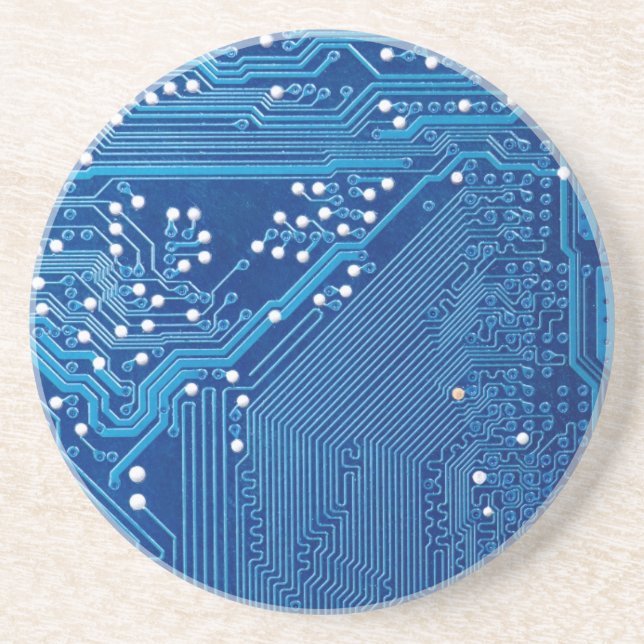 Paths on a computer plate coaster (Front)