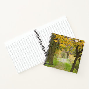 Pathway in Autumn Notebook