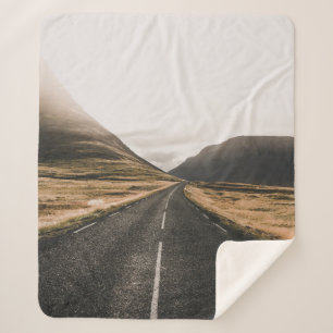 PATHWAY LEADING TO ROCK FORMATION SHERPA BLANKET