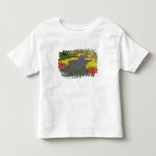 Pathway of Grape Hyacinth, daffodils, and Toddler T-shirt