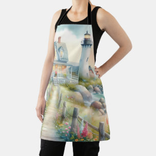 Pathway to the Lighthouse Coastal Cottage Apron