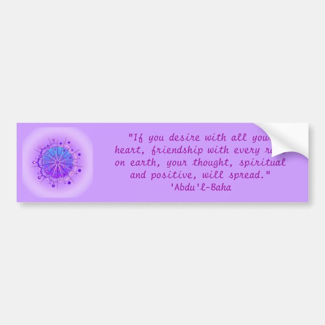 Patience95 Bumper Sticker (Front)