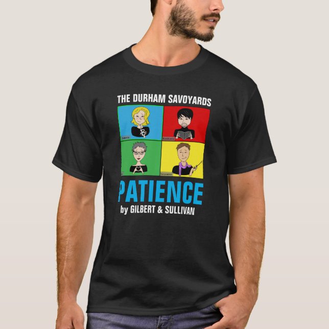 Patience 2021 T-Shirt (Black) (Front)