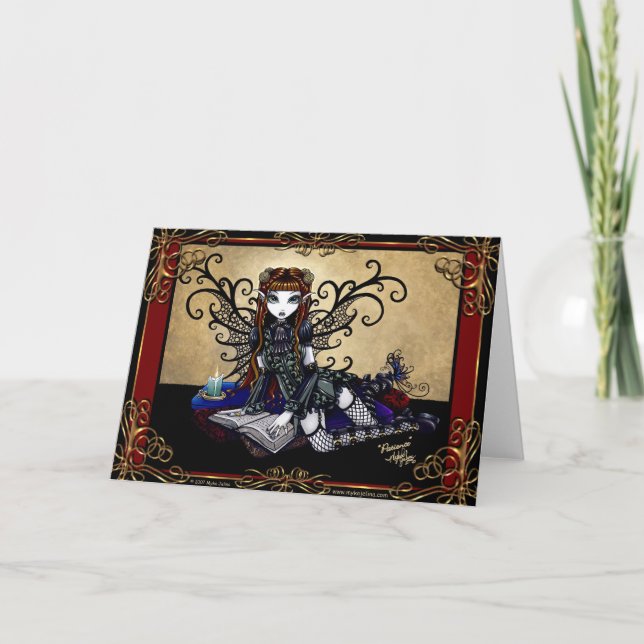 "Patience" Carte de Fairytale gothique (Devant)