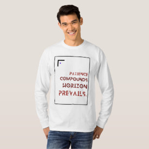 Patience Compounds T-Shirt   investor gift
