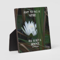 Patience Emerson Inspirational Quote Lotus