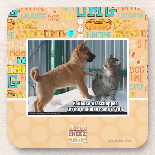 Patience, Grasshopper. Coaster (Front)