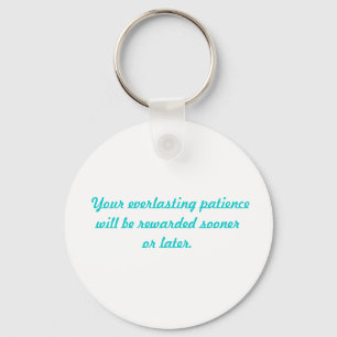 Patience Keychain