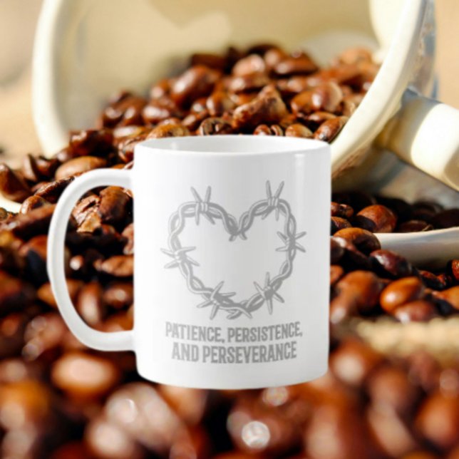 Patience, Persistence & Perseverance – Sober Mug (Creator Uploaded)