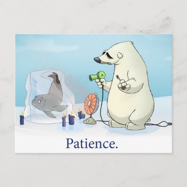 "Patience" Postcard (Front)