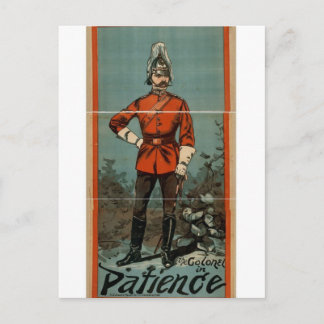 Patience, 'The Colonel' Vintage Theatre Postcard