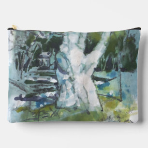 Patience Tree Painting / Artist Larry Lerew Accessory Pouch