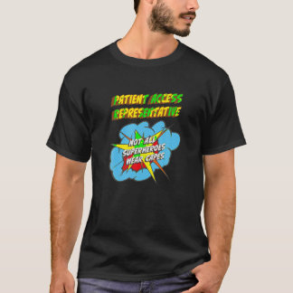 Patient Access Representative Funny Superhero Job T-Shirt