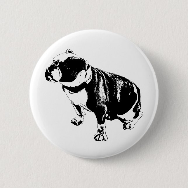 Patient and Present 2 Inch Round Button (Front)