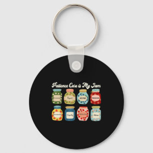 Patient Care Is My Jam Nurse Doctor Medical Team  Keychain