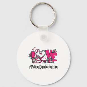 Patient Care Technician Love Valentine Day Cute Ap Keychain