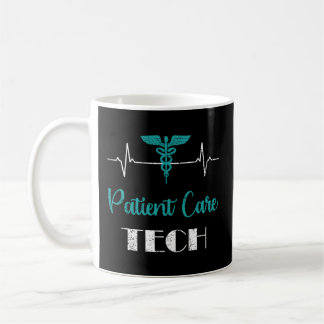 Patient Care Technician Patient Care Tech Heartbea Coffee Mug