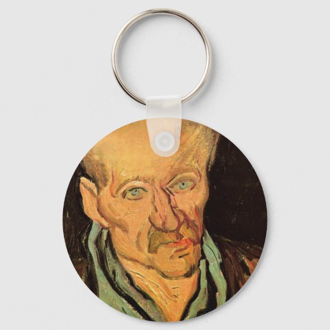 Patient in Saint-Paul Hospital by Vincent van Gogh Keychain (Front)