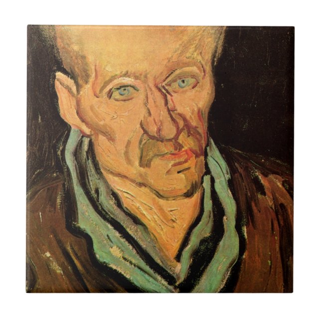 Patient in Saint-Paul Hospital by Vincent van Gogh Tile (Front)