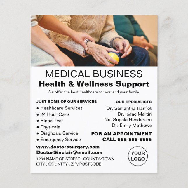 Patient & Nurse, General Practitioner, Nurse Flyer (Front)