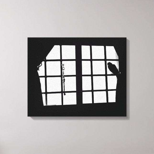 Patient Pigeon Canvas Print (Front)