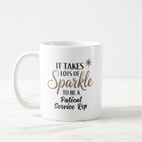 Patient Service Rep Sparkle Mug